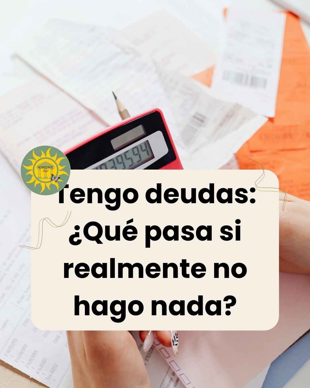 Tengo deudas y miedo a perderlo todo: