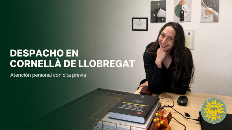 Georgina Díaz en el despacho de Horizonte Legal en Cornellà de Llobregat