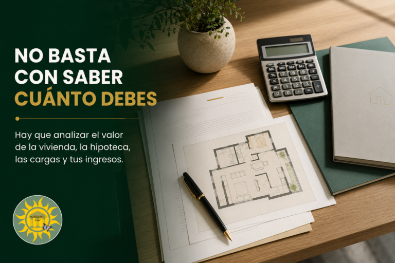 Análisis del valor de la vivienda, la hipoteca, las cargas y los ingresos en la Ley de Segunda Oportunidad