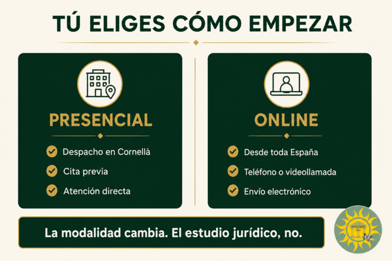 Atención presencial y online para la Ley de Segunda Oportunidad