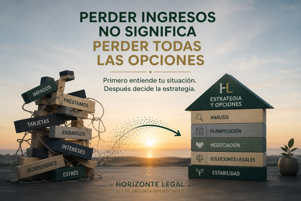 Opciones legales para deudas y desempleo mediante Segunda Oportunidad