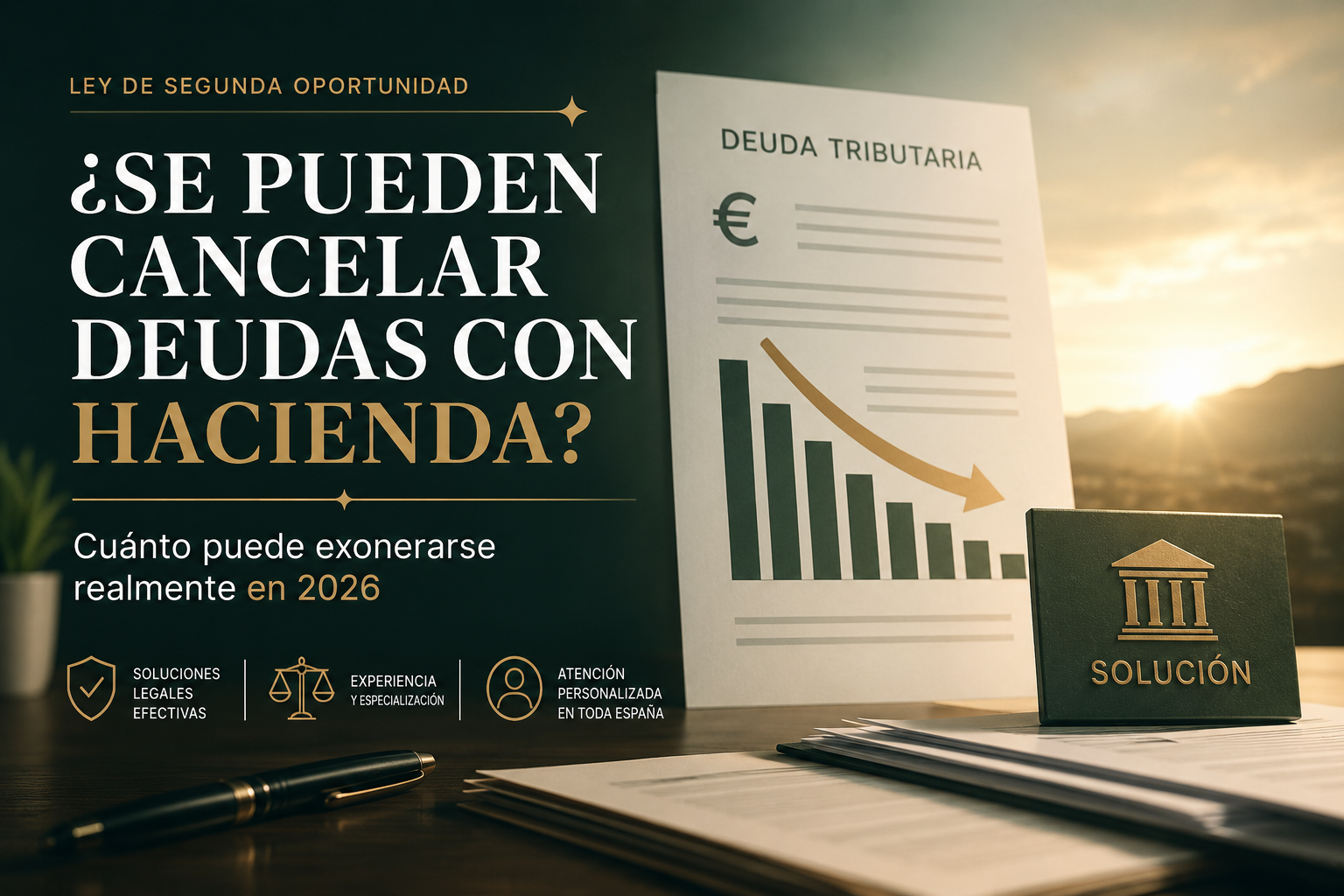 ¿Se pueden cancelar deudas con Hacienda? Guía 2026