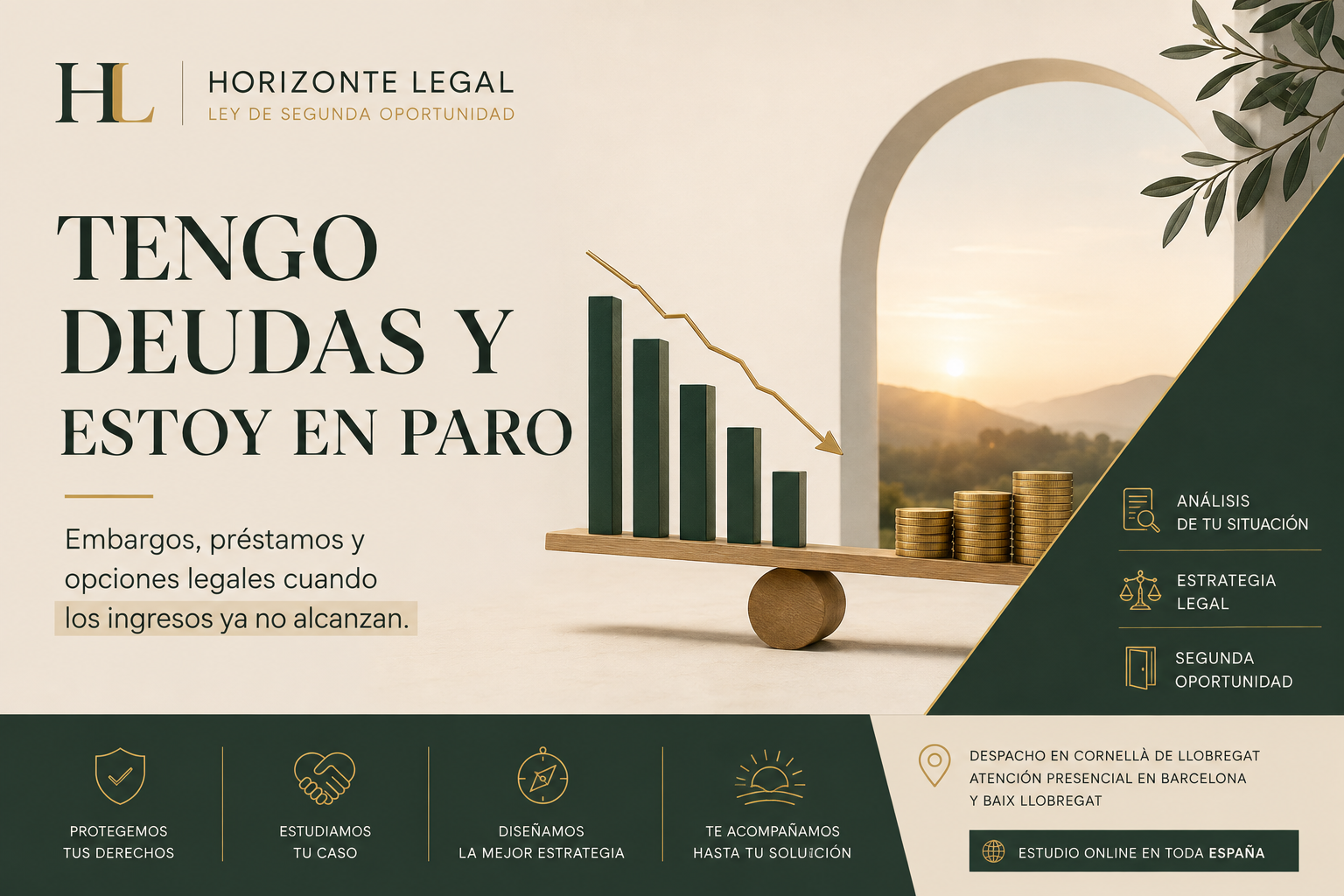 Tengo deudas y estoy en paro: embargos y Segunda Oportunidad