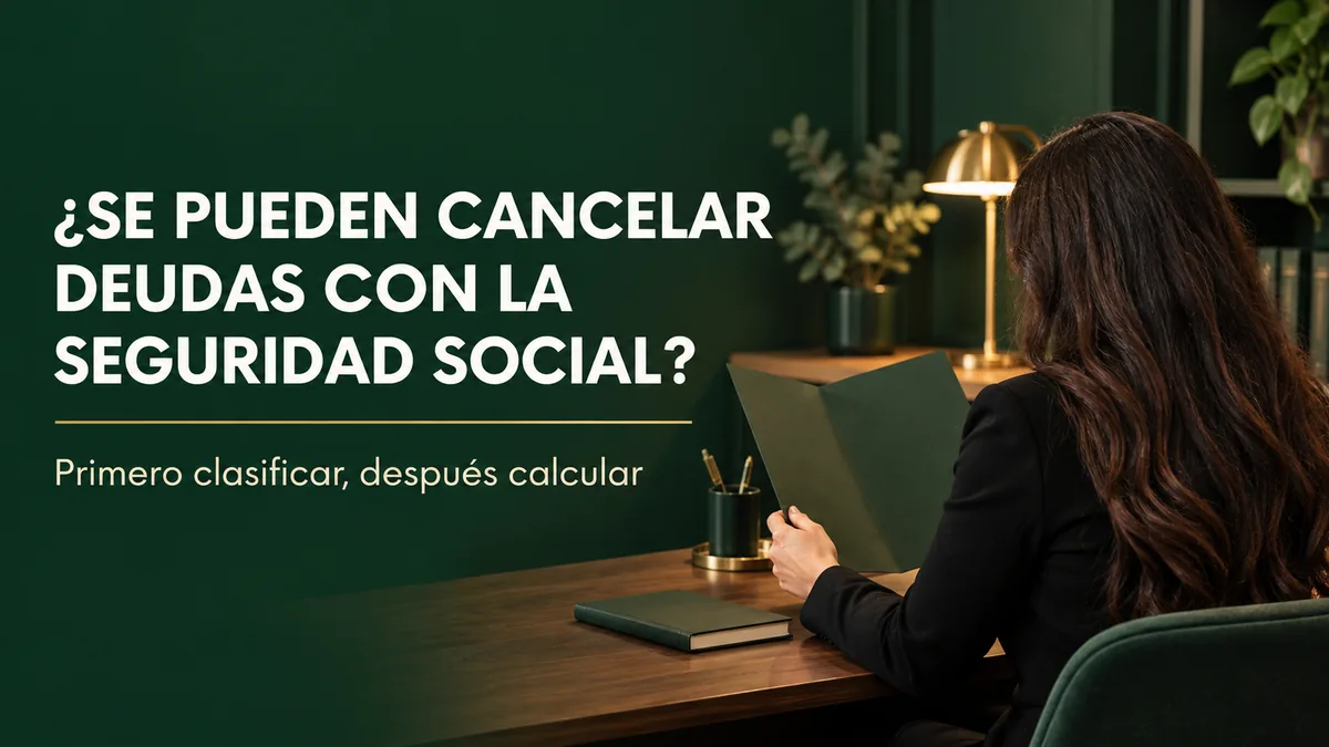 Cancelar deudas con la Seguridad Social en 2026