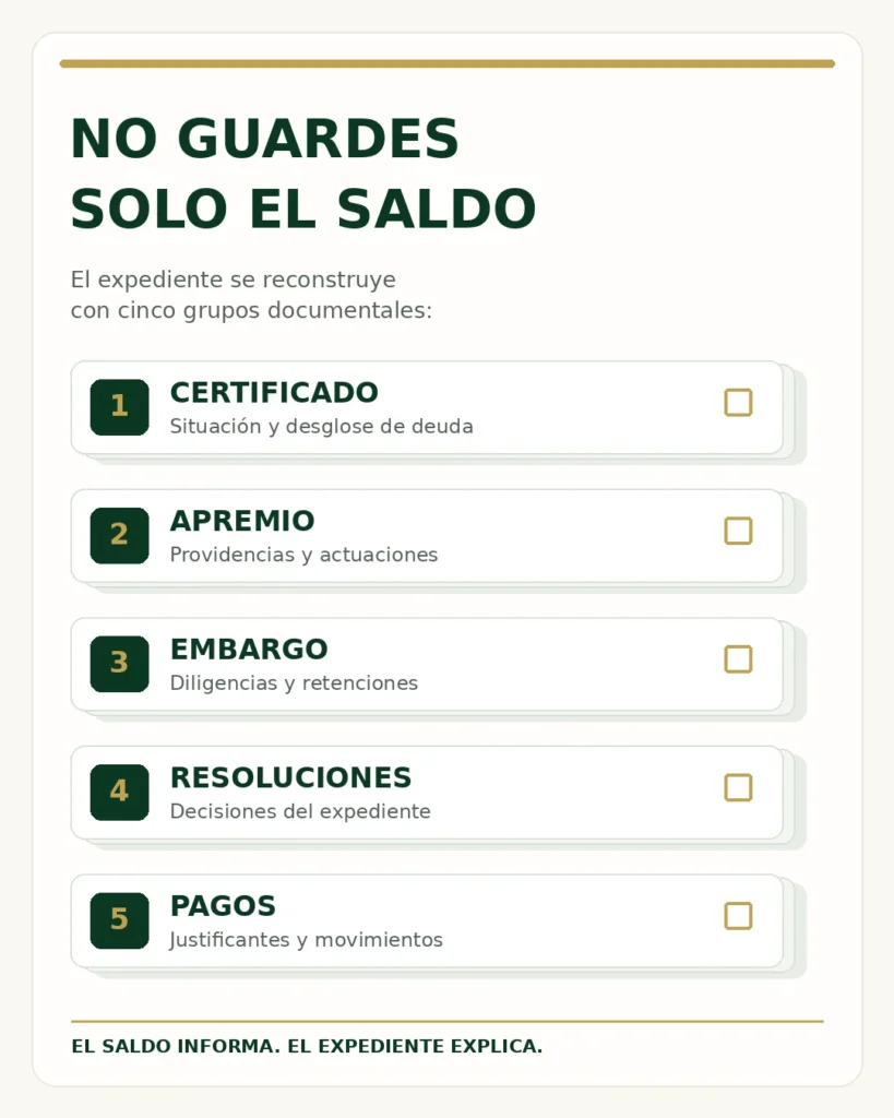 Checklist de documentos para analizar una deuda con la TGSS dentro de la Segunda Oportunidad.
