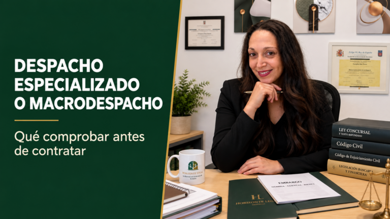 Gina Díaz en su despacho de Cornellà explica cómo comparar servicios de Segunda Oportunidad.